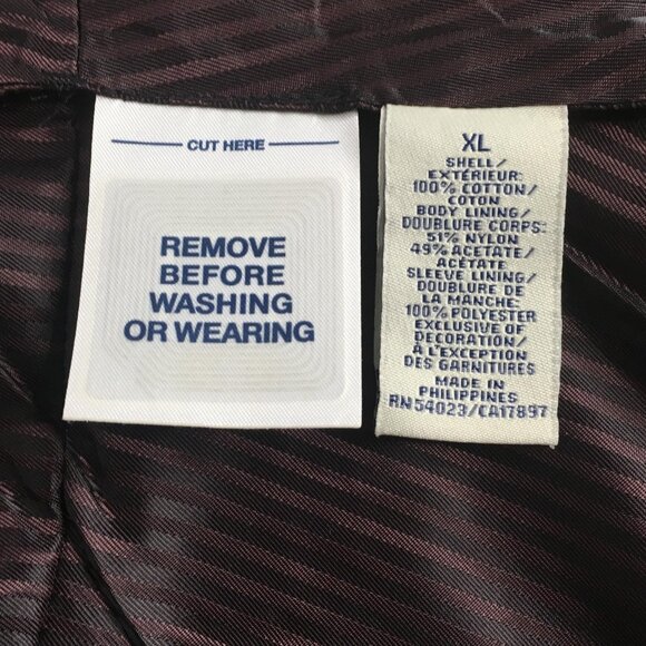 Black Velvet Blazer Rhinestone Buttons Jacket Womens XL - Picture 16 of 16